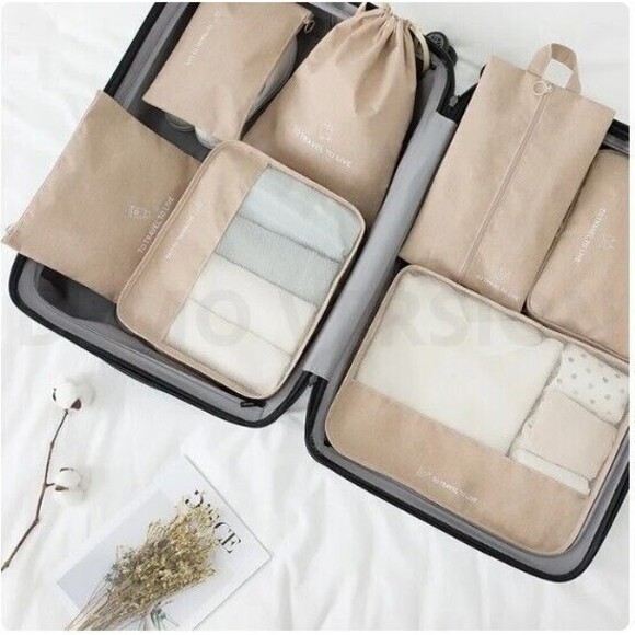 7 PCS Packing Cubes for Carry on Luggage - Travel Luggage Packing Organizers - Picture 2 of 8